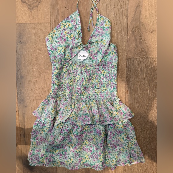 Floral Halter Dress - Picture 1 of 1